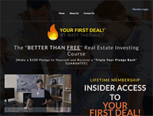 Tablet Screenshot of freerealestateinvestingcourse.com